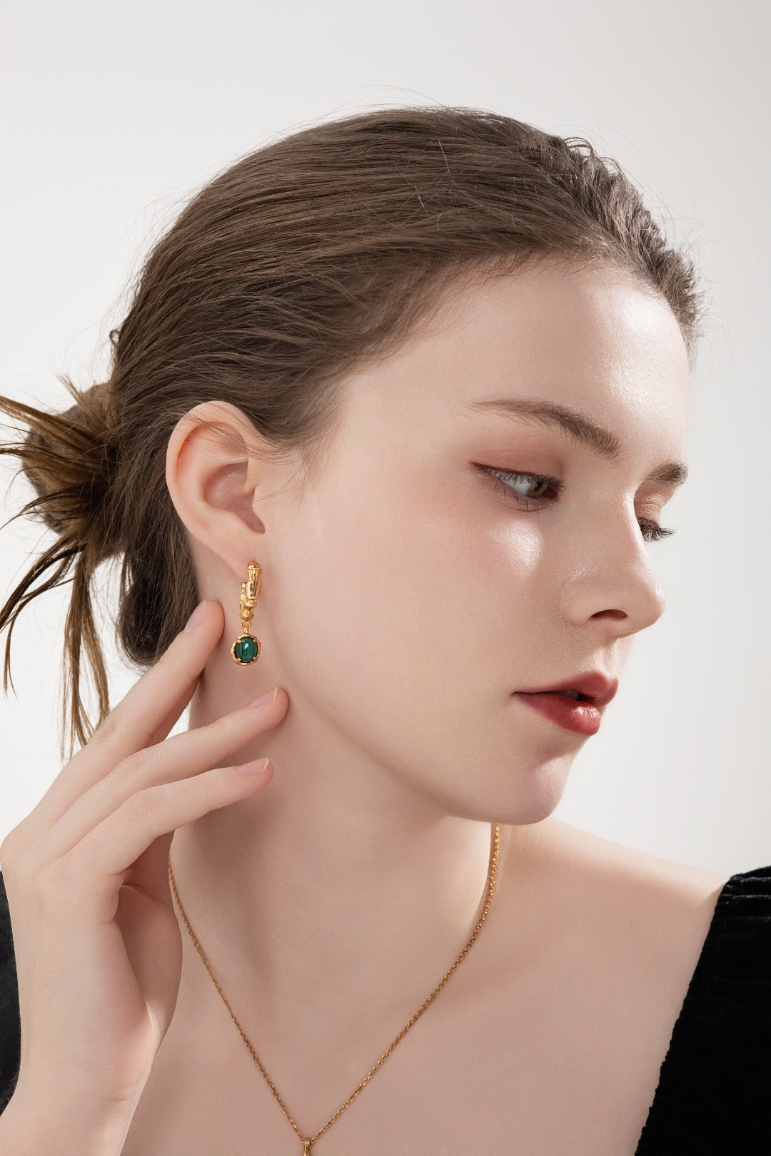 Forest Soul Malachite Earrings