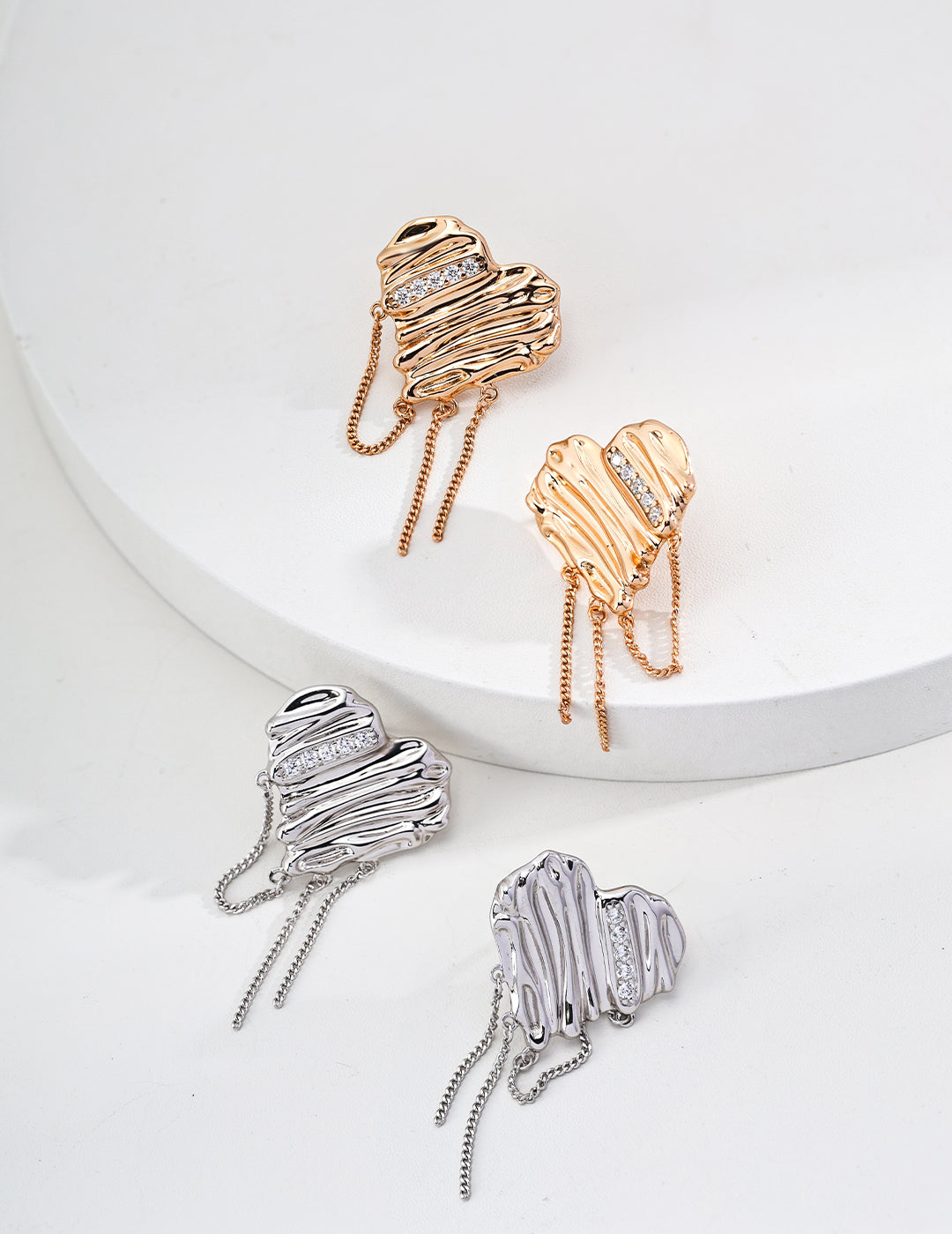 Molten Chain Earrings