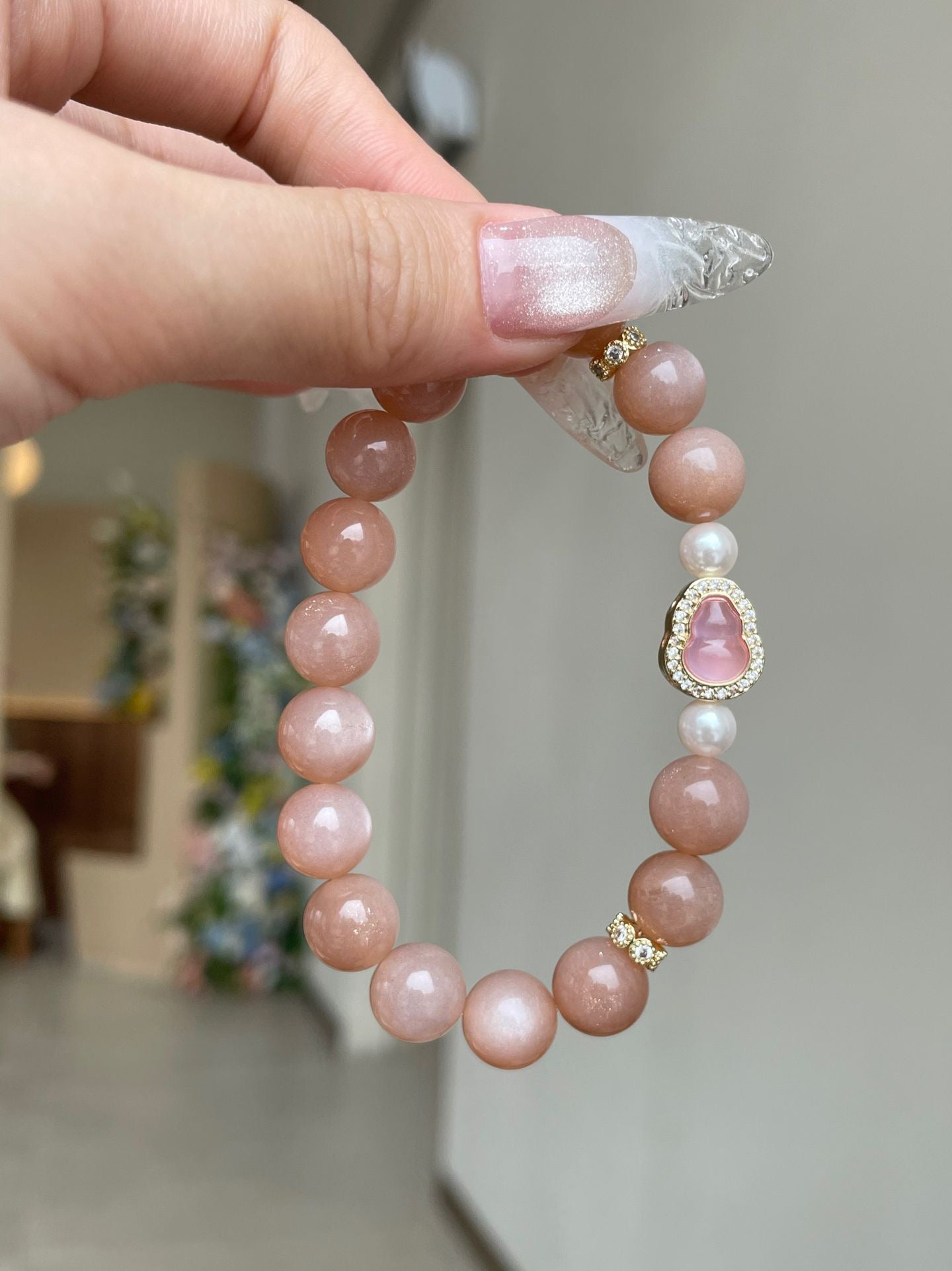 Sunshine Manifestation Bracelet – Sunstone & Lucky Gourd