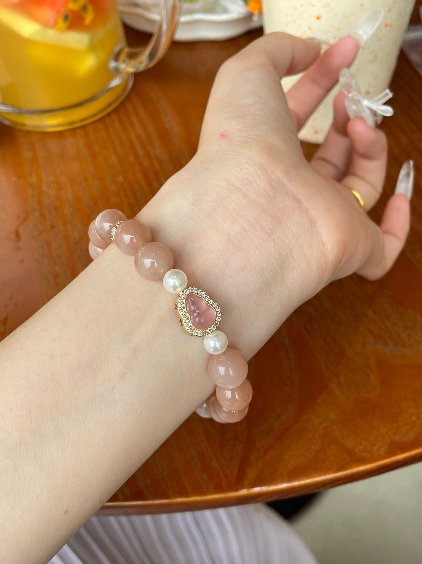 Sunshine Manifestation Bracelet – Sunstone & Lucky Gourd
